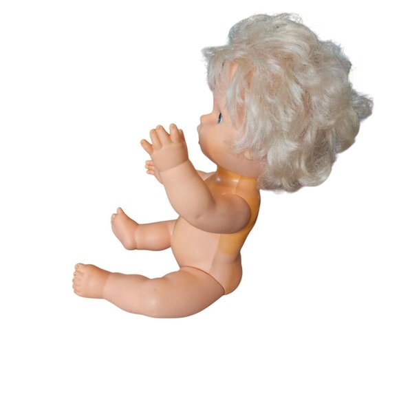 VTG‎ 80s Baby Alive Doll Blonde Eat Drink Manual Chew 1982 Hong Kong 13" CRG - Picture 12 of 14